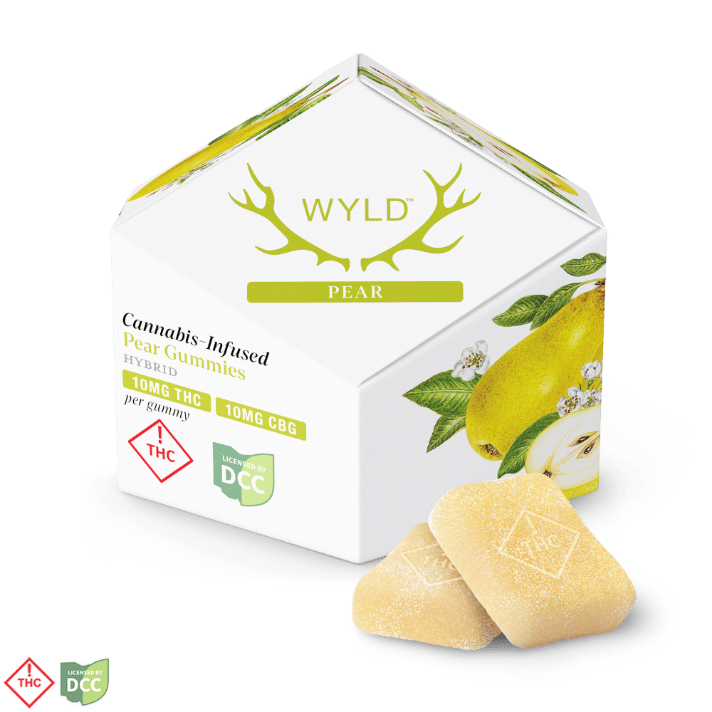 Pear 1:1 CBG:THC - 100mg 10pk Gummies