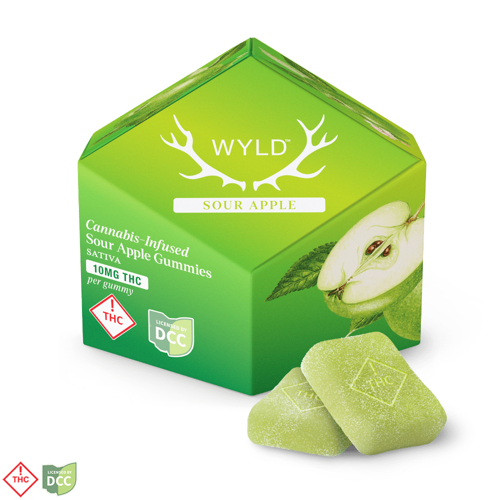 Sour Apple - 100mg 10pk Gummies
