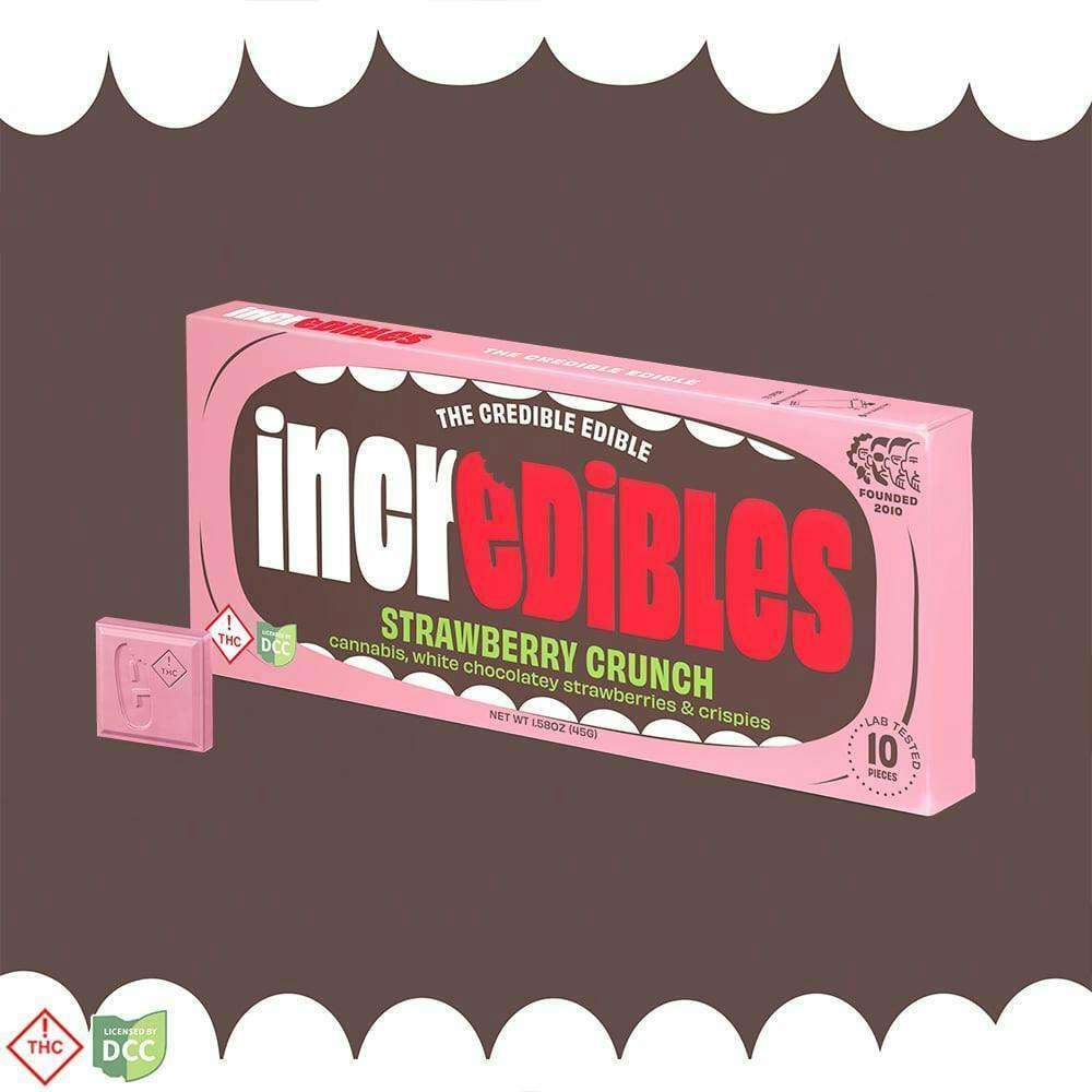 Strawberry Crunch Bar - 110mg 10pk Chocolates