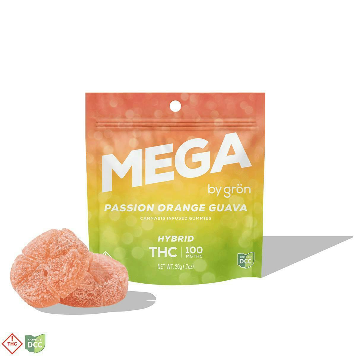 Mega Passion Orange Guava - 10pk Gummies
