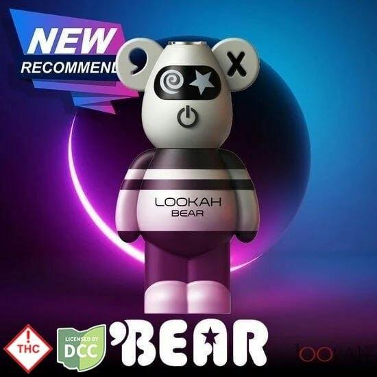 Lookah Bear 500mAh Variable Voltage 510 Thread Battery Assorted Colors