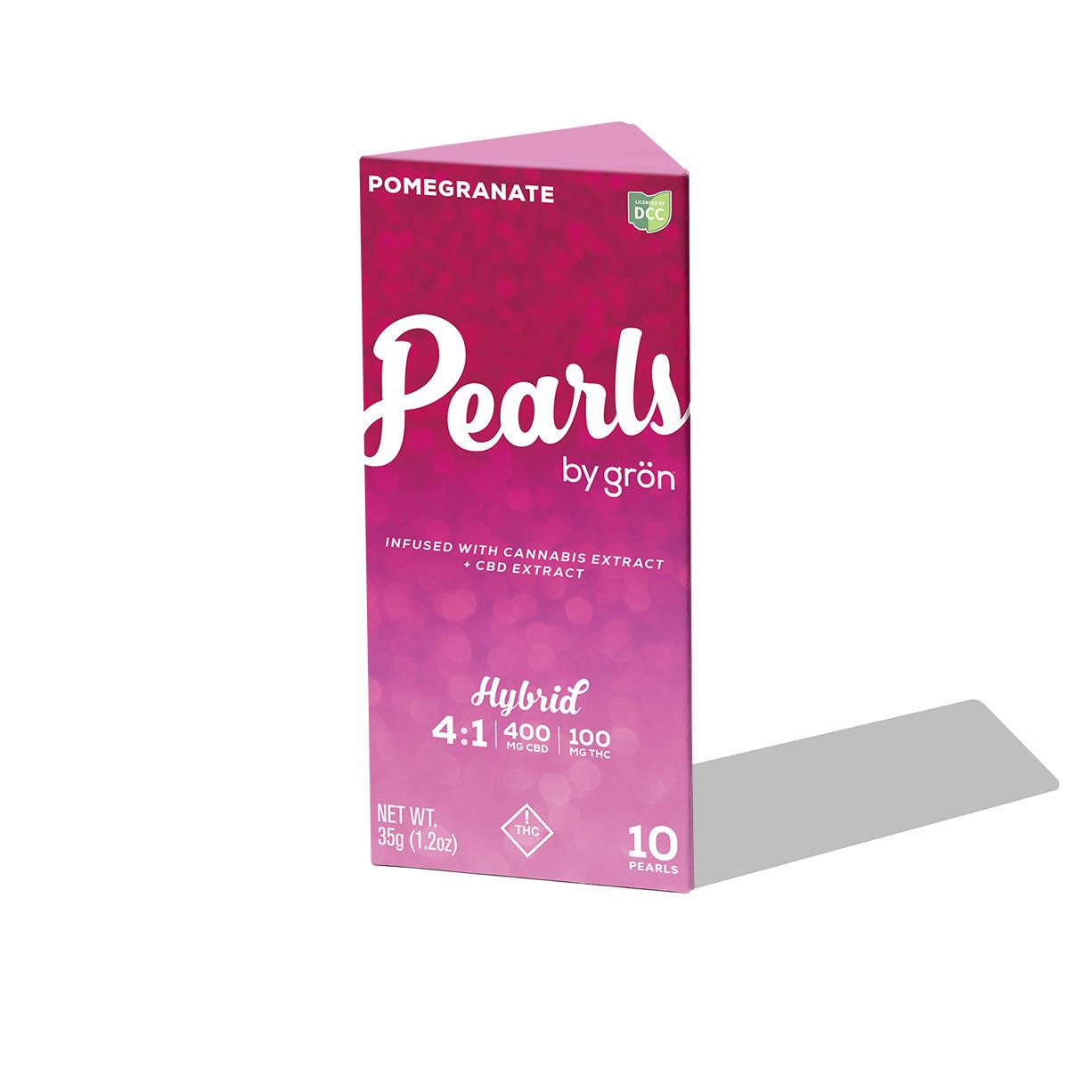 Pomegranate Pearls 4:1 CBD:THC - 10pk Gummies