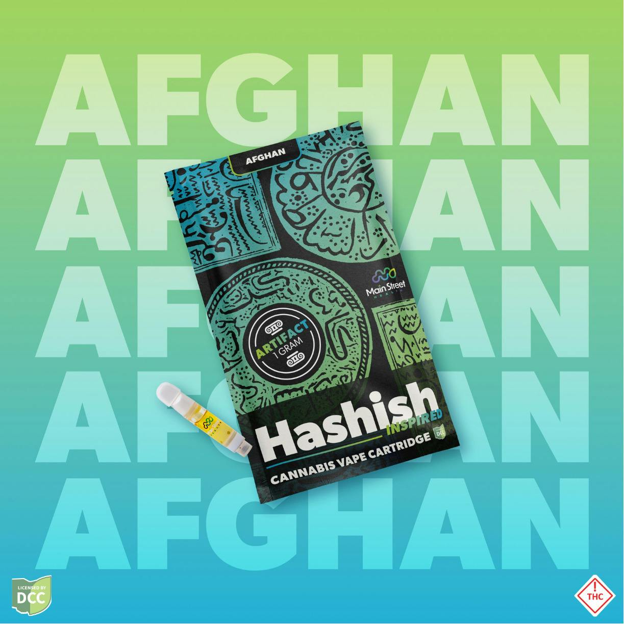 Artifact Afghani Hash Distillate - 1g Cartridge
