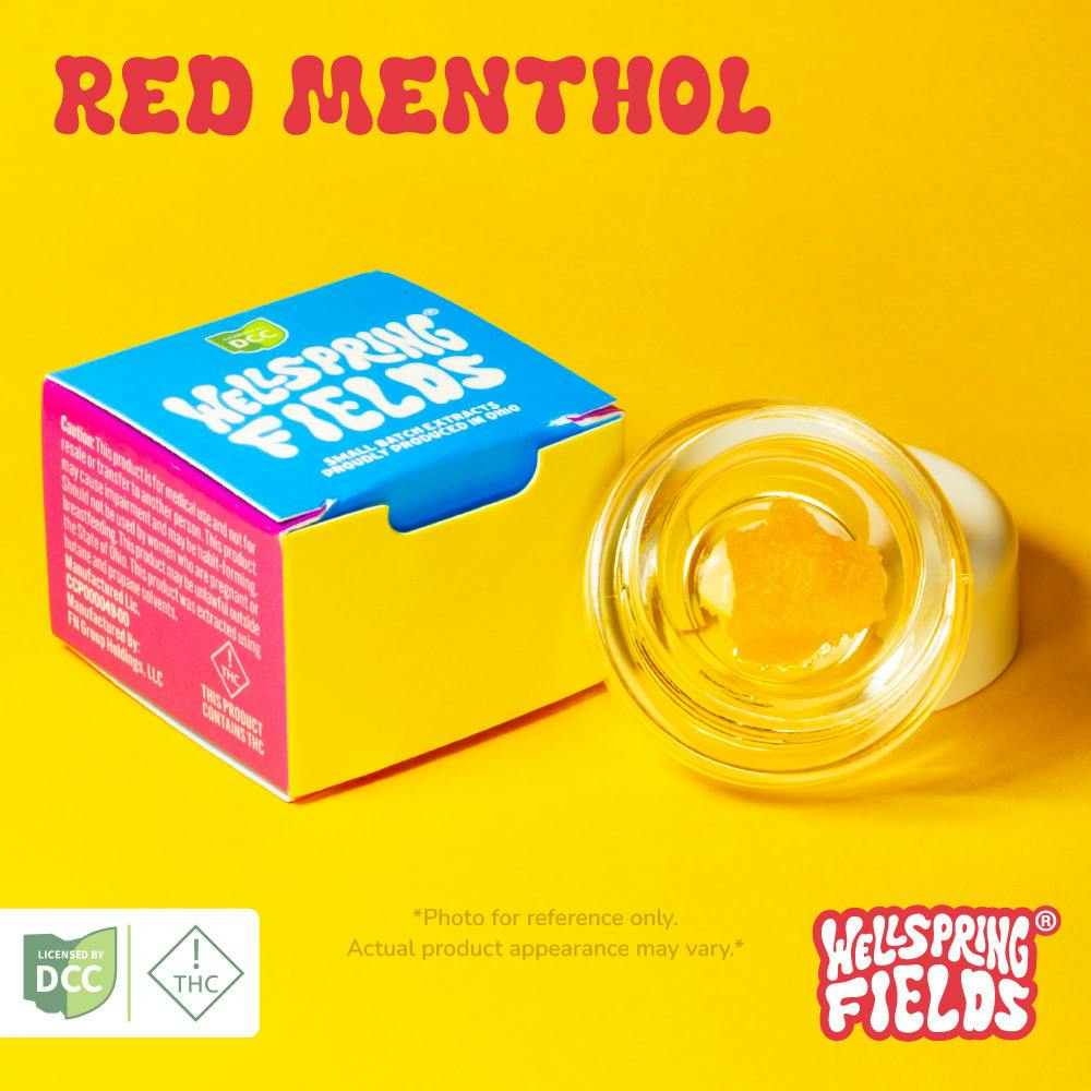 Red Menthol Live Resin - 1g Concentrates
