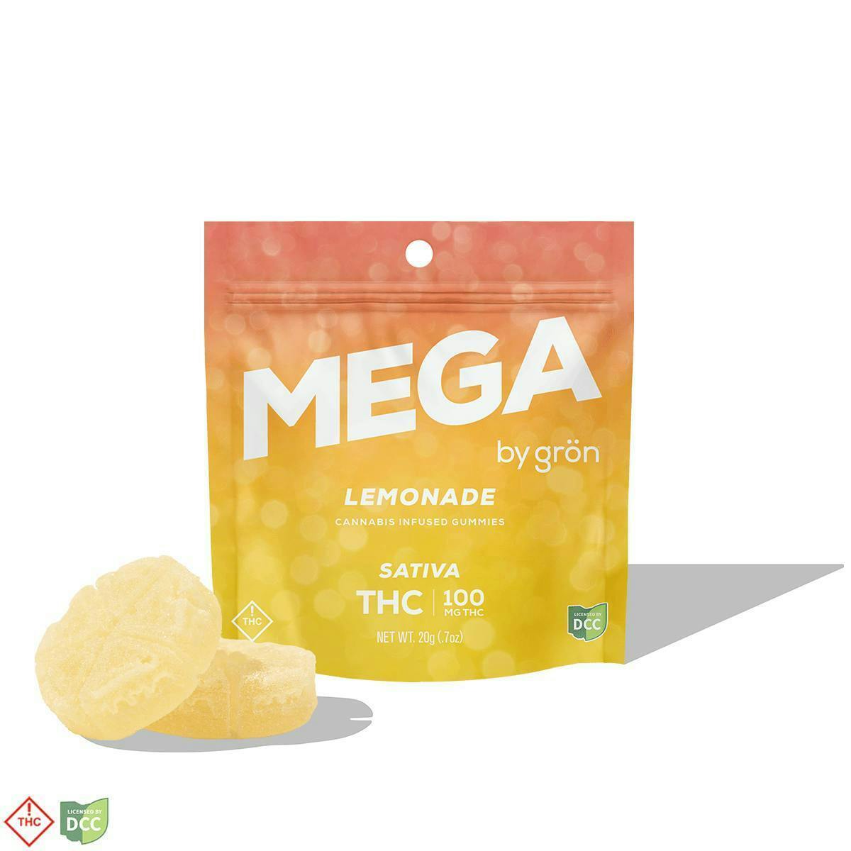 Mega Lemonade - 10pk Gummies