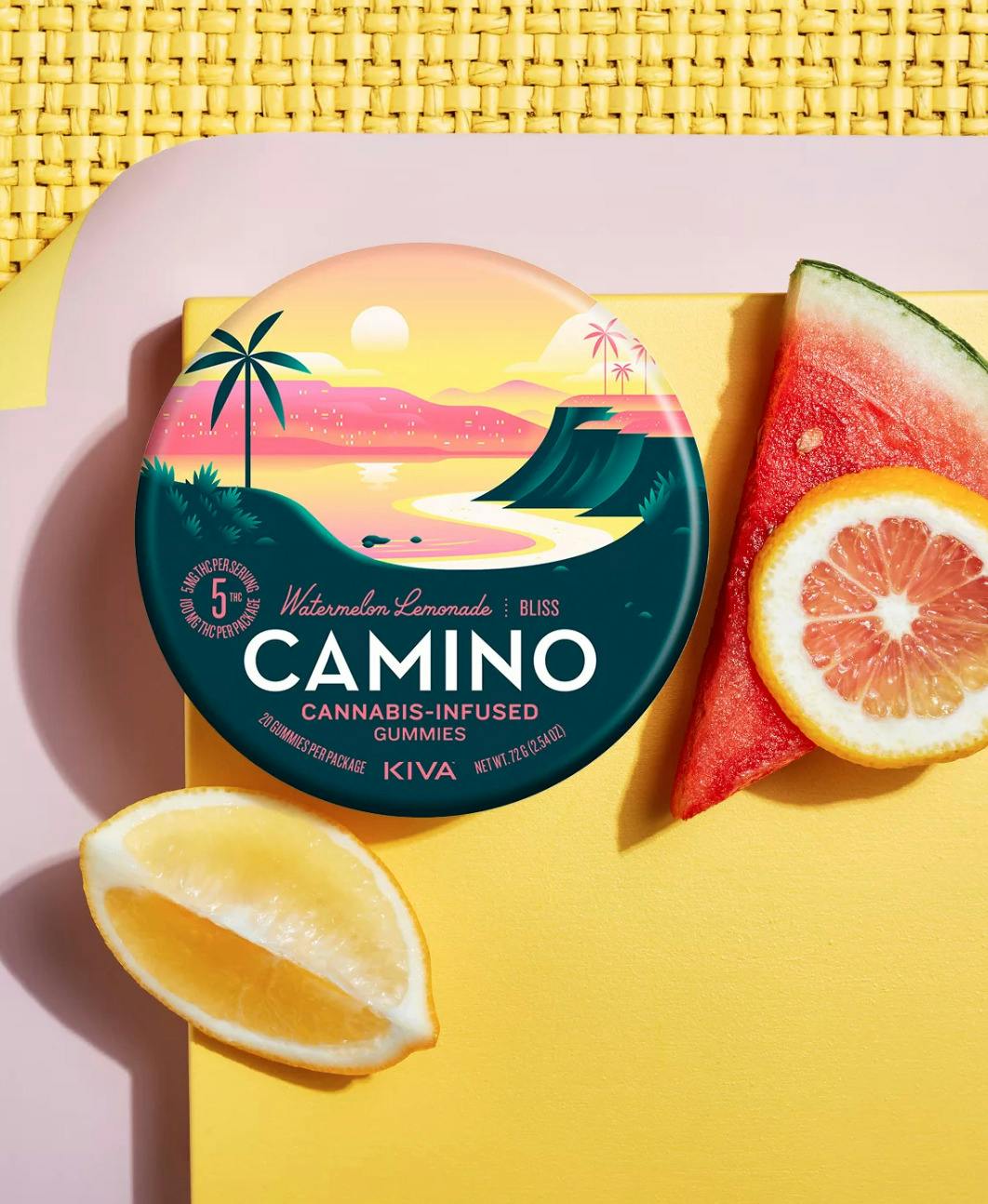 Camino Watermelon Lemonade Bliss Gummies 20pk 90MG