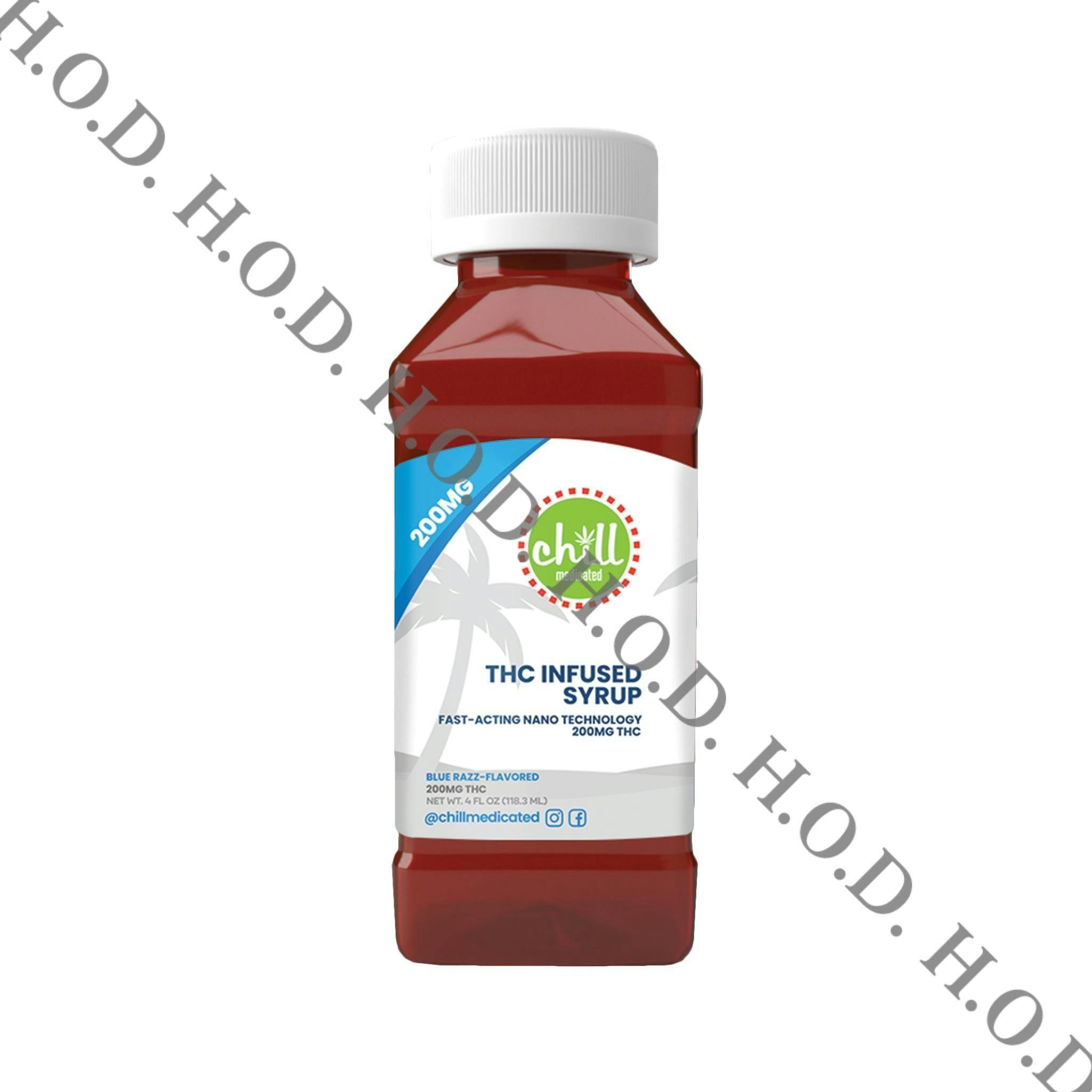 Chill Medicated Blue Razz THC Syrup