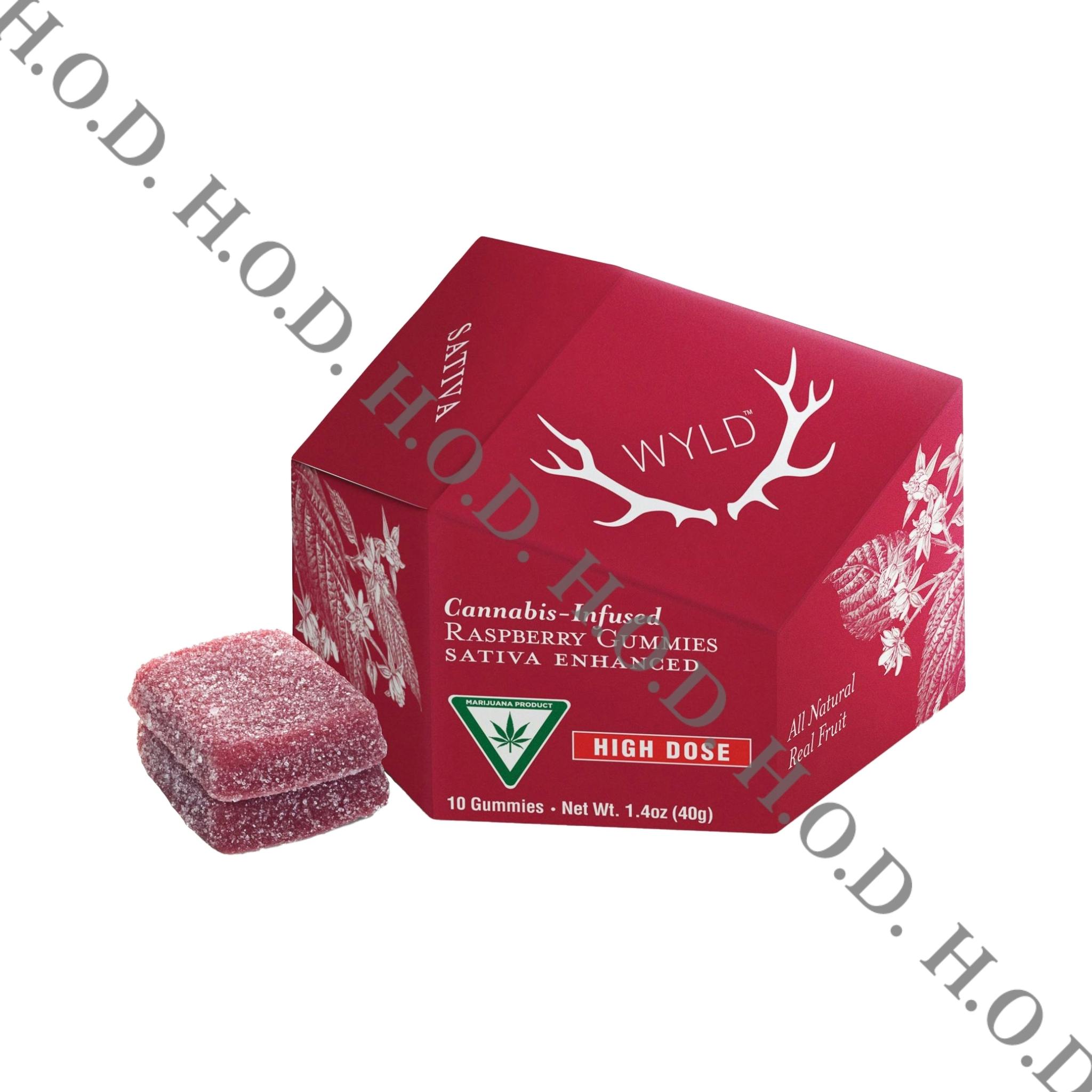 WYLD Raspberry Gummies