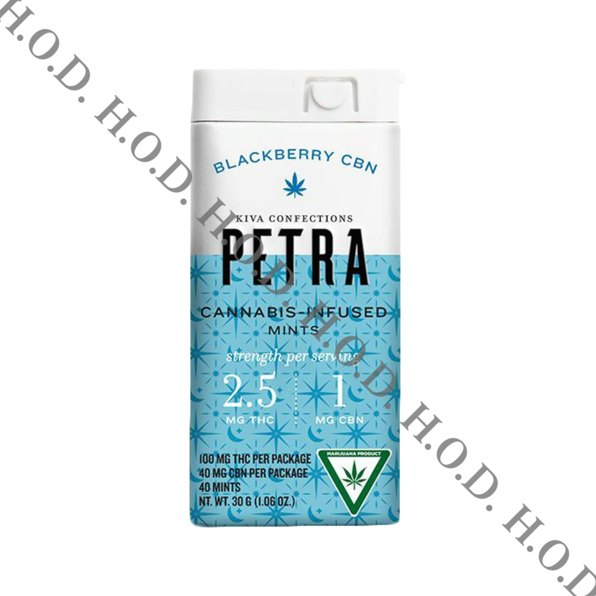 Petra Blackberry Mints THC/CBN 100mg