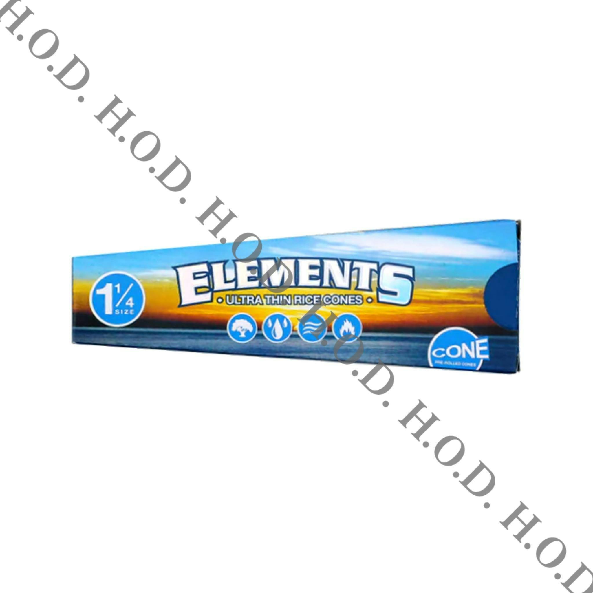 Elements Ultra Thin Cone 1 1/4 6 Pack