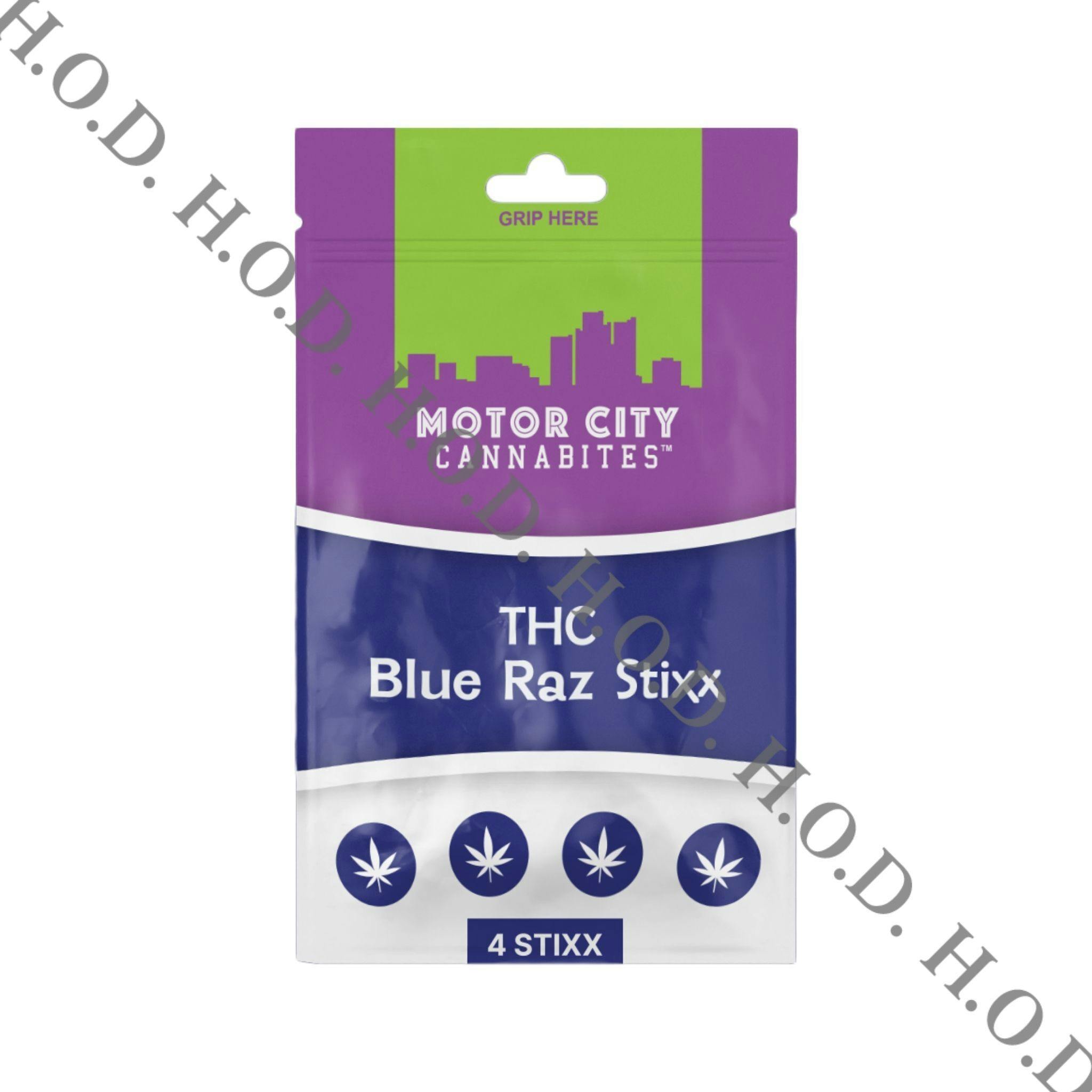 Motor City Cannabites Blue Razz Stixx