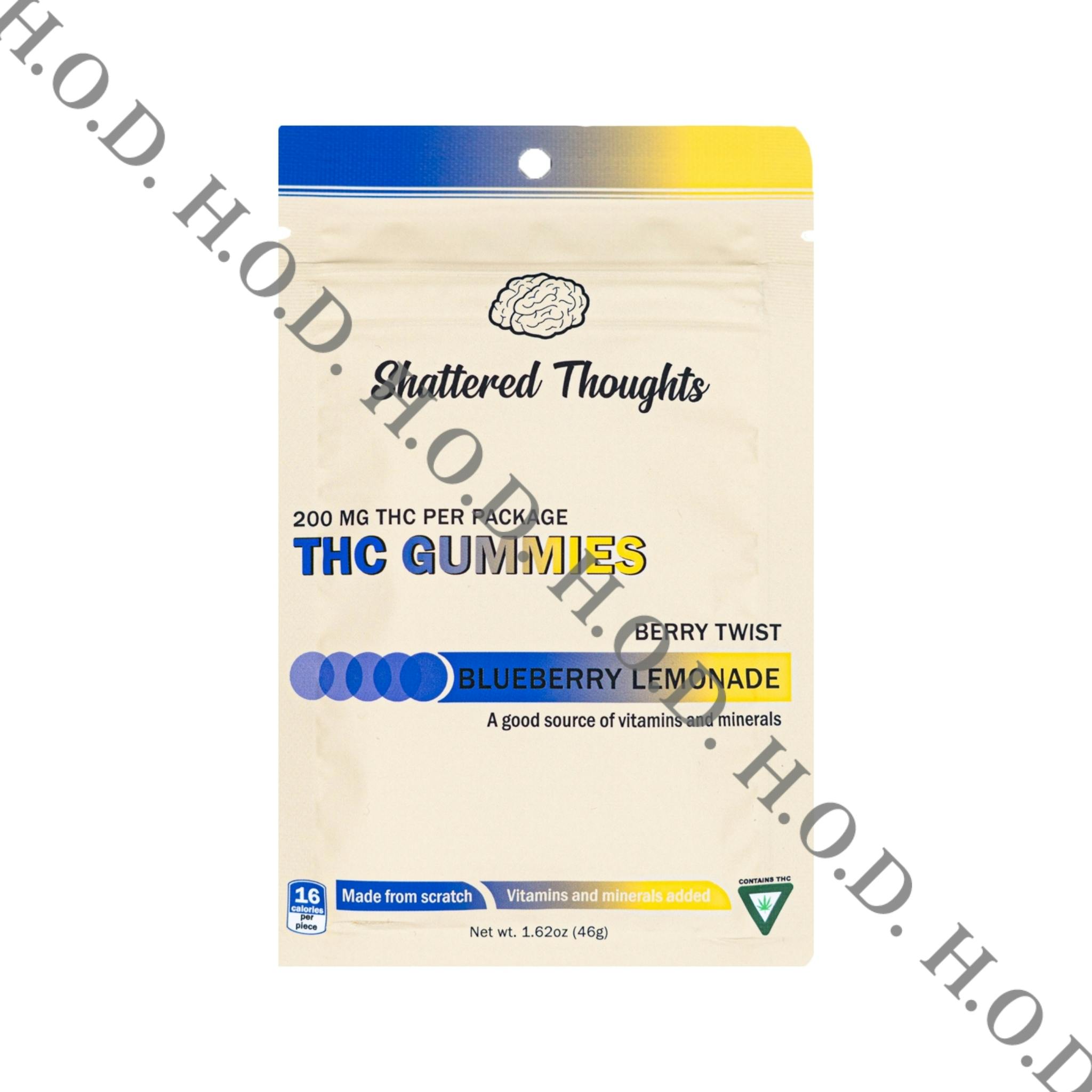 Shattered Thoughts Blueberry Lemonade Gummies
