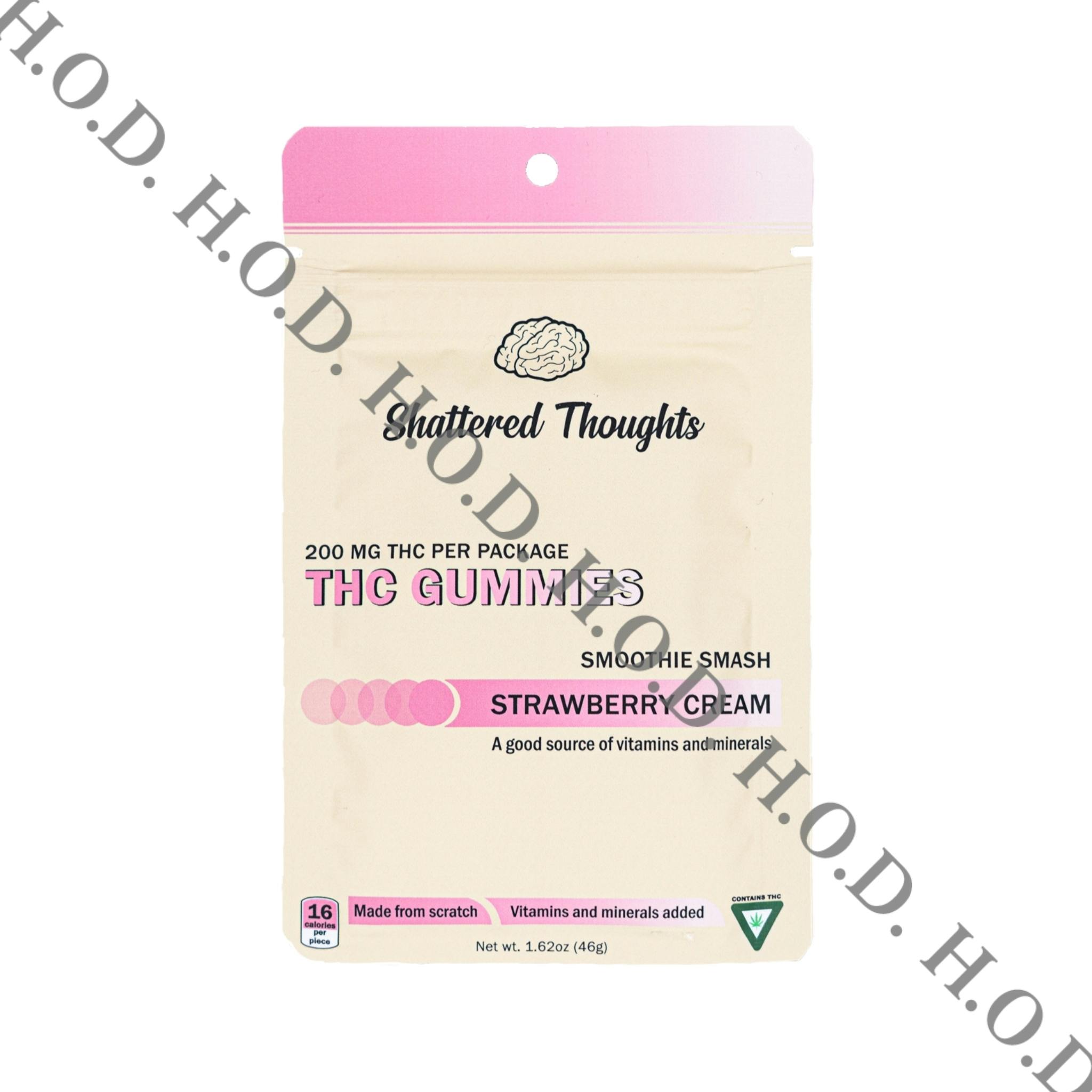 Shattered Thoughts Strawberry Cream Gummies
