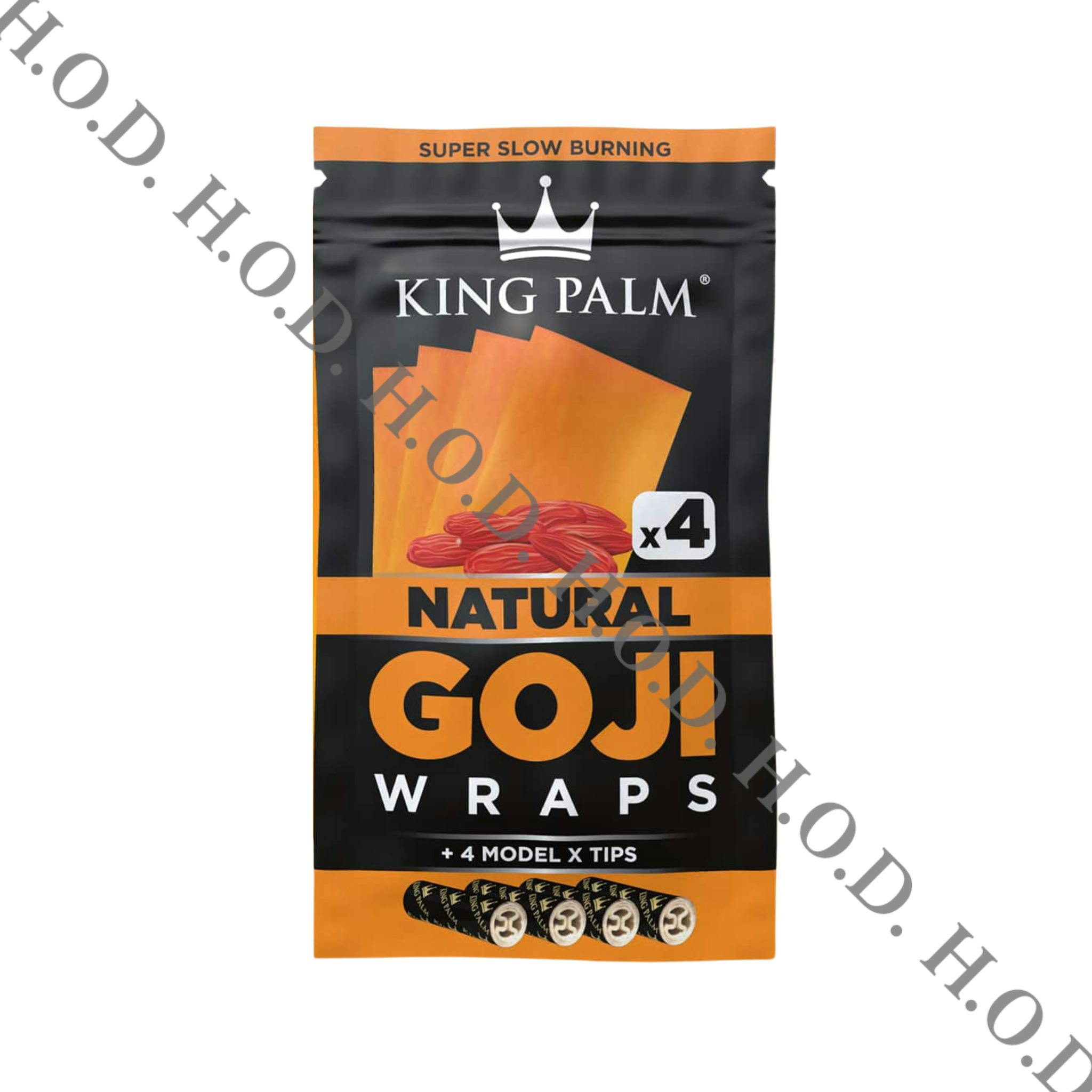 King Palm Goji Natural Wraps 4 Pack