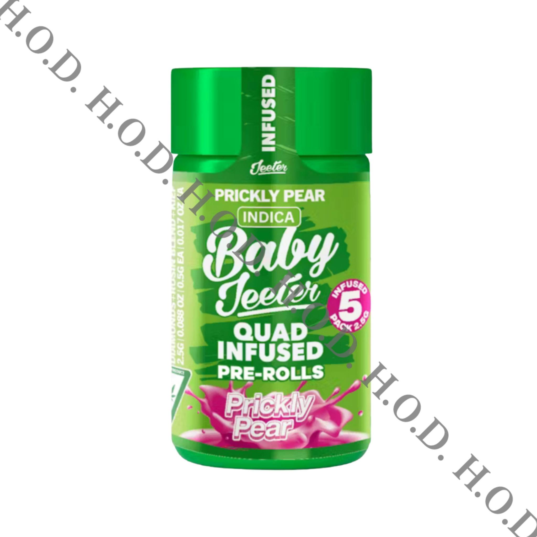 Jeeter Prickly Pear Quad-Infused Pre-Roll .5g 5 Pack