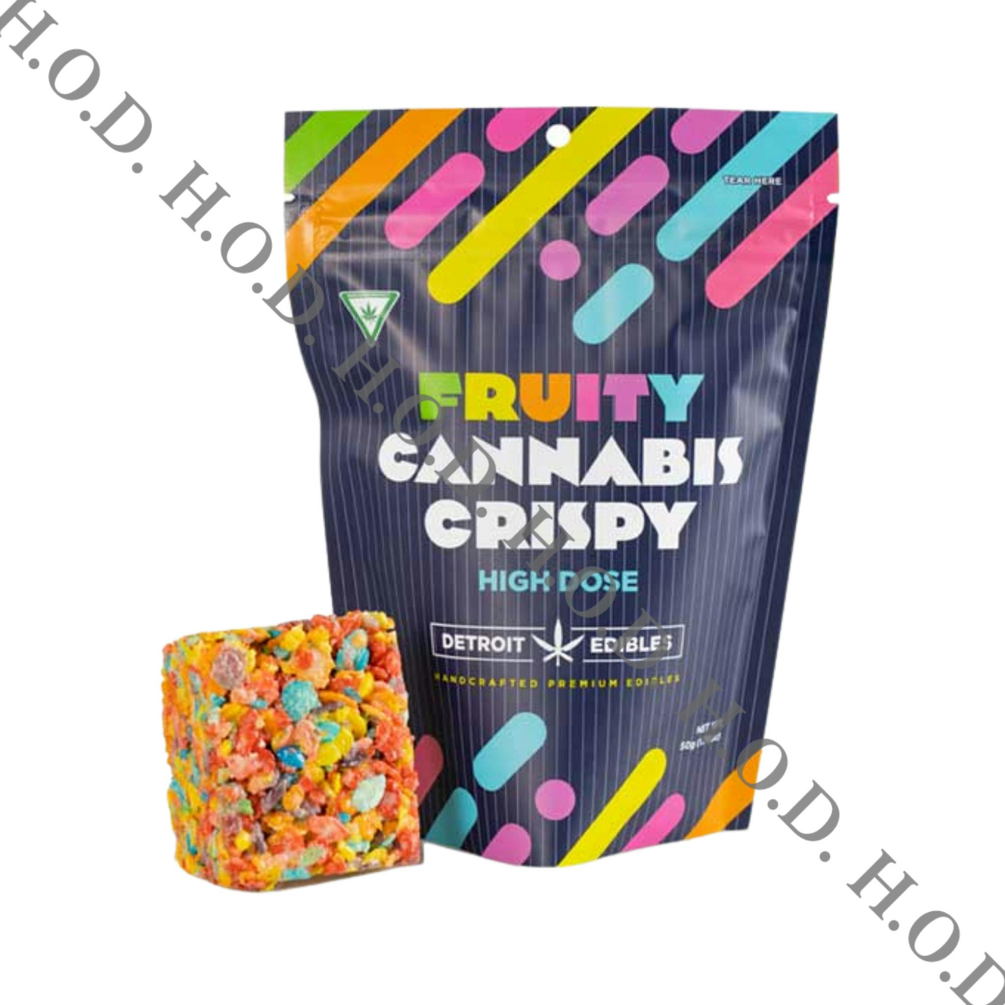 Detroit Edibles Fruity Crispy Treat