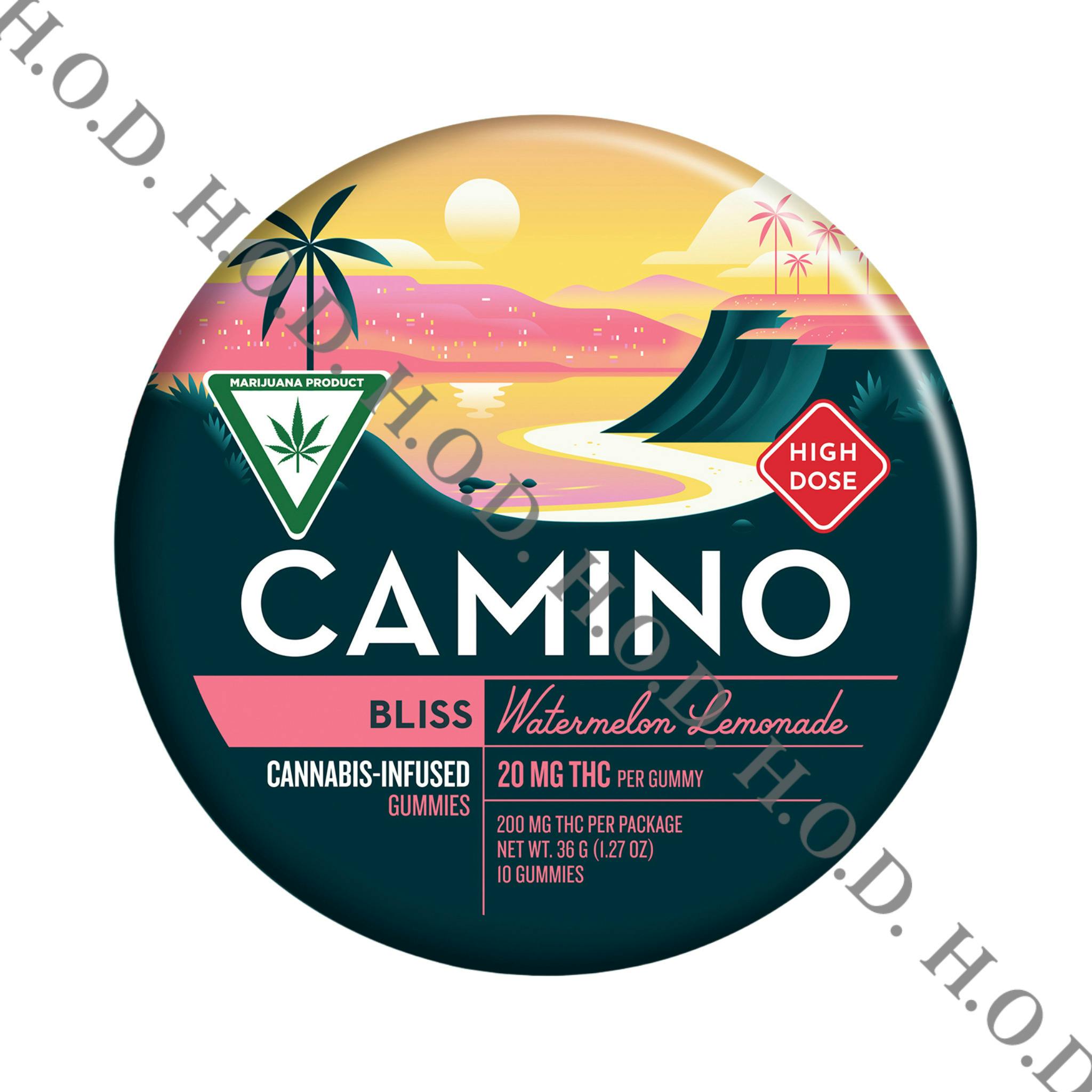 Camino Watermelon Lemonade Bliss Gummies