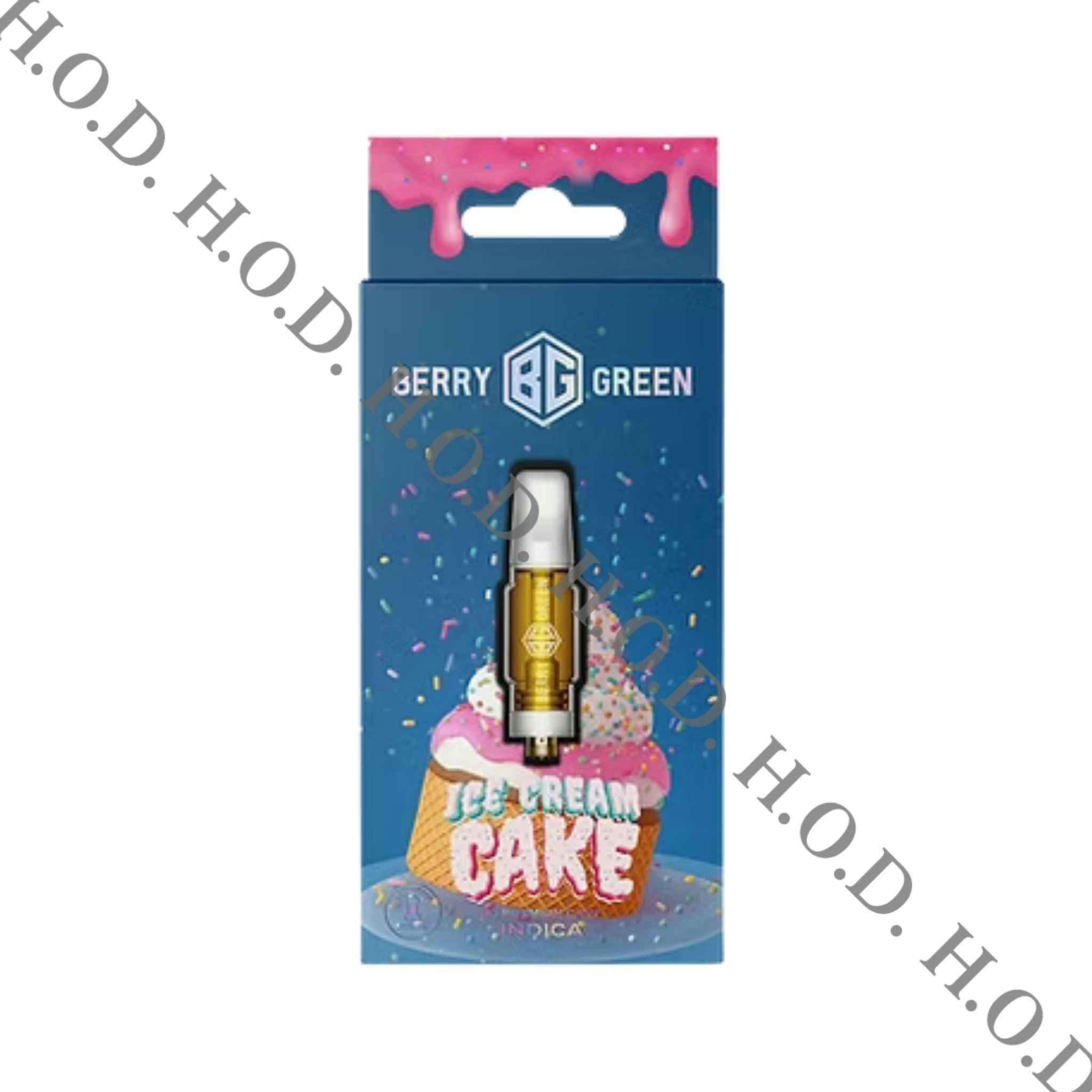 Berry Green Ice Cream Cake Cart