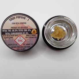 Sour Papaya Premium Live Hash Rosin - I 1G