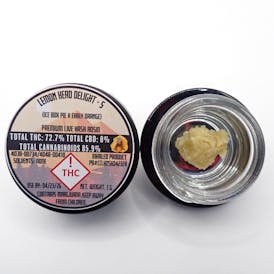 Lemon Head Delight Premium Live Hash Rosin - S 1G