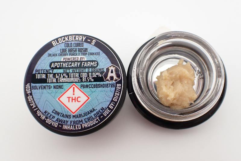Blockberry Live Hash Rosin - S 2G