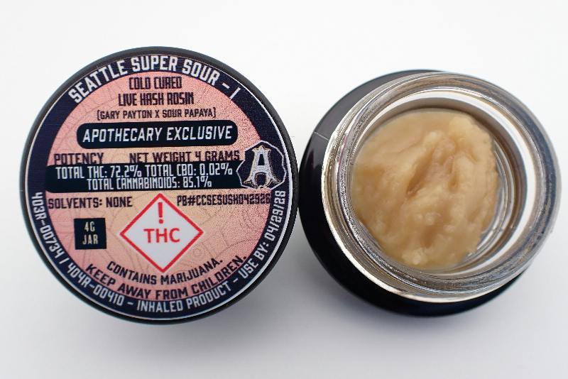 Seattle Super Sour Live Hash Rosin Baller - I 4G