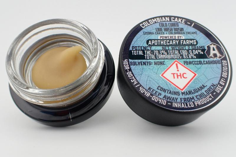 Colombian Cake Live Hash Rosin - I 2G