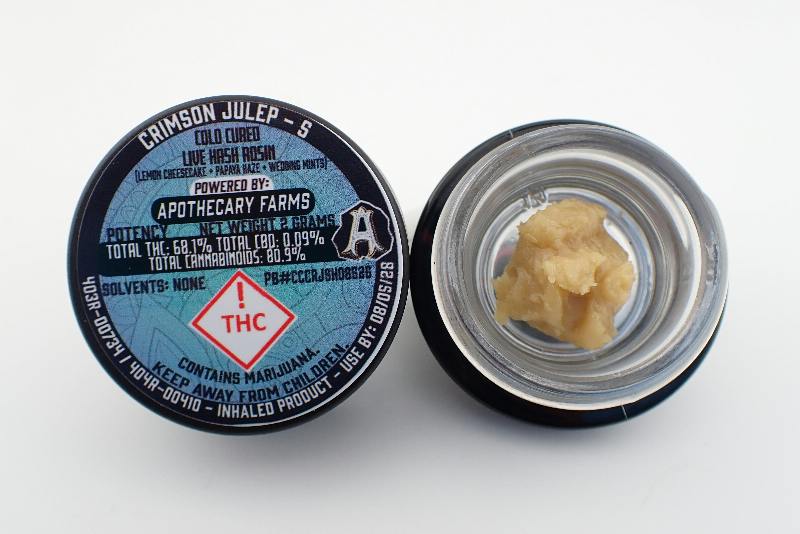 Crimson Julep Live Hash Rosin - S 2G