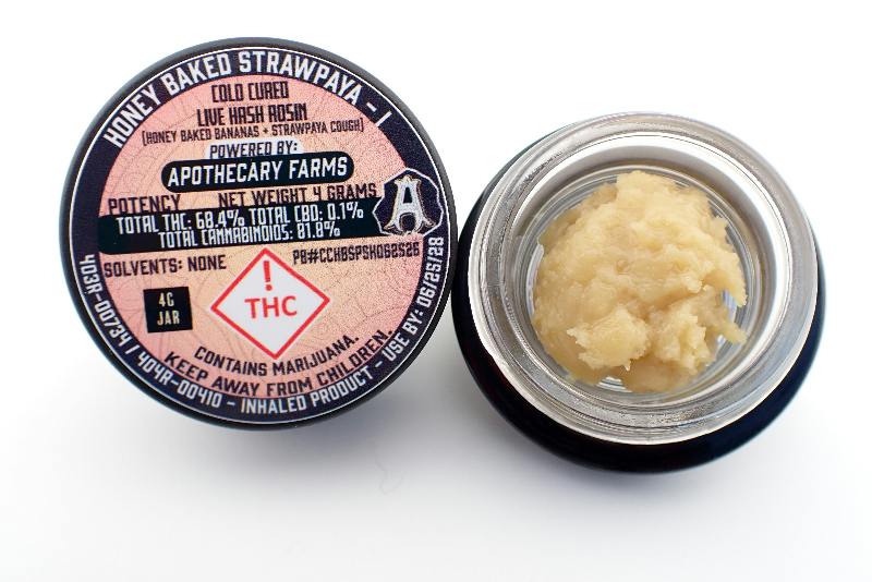 Honey Baked Strawpaya Live Hash Rosin Baller - I 4G