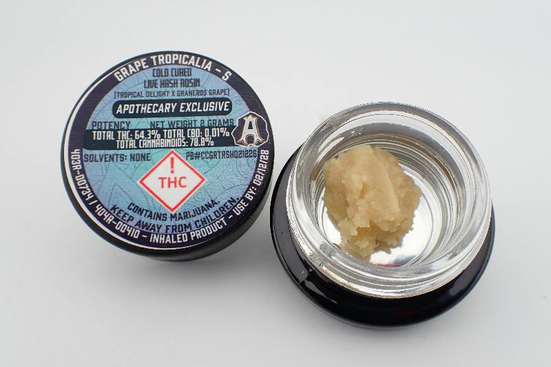 Grape Tropicalia Live Hash Rosin - S 2G