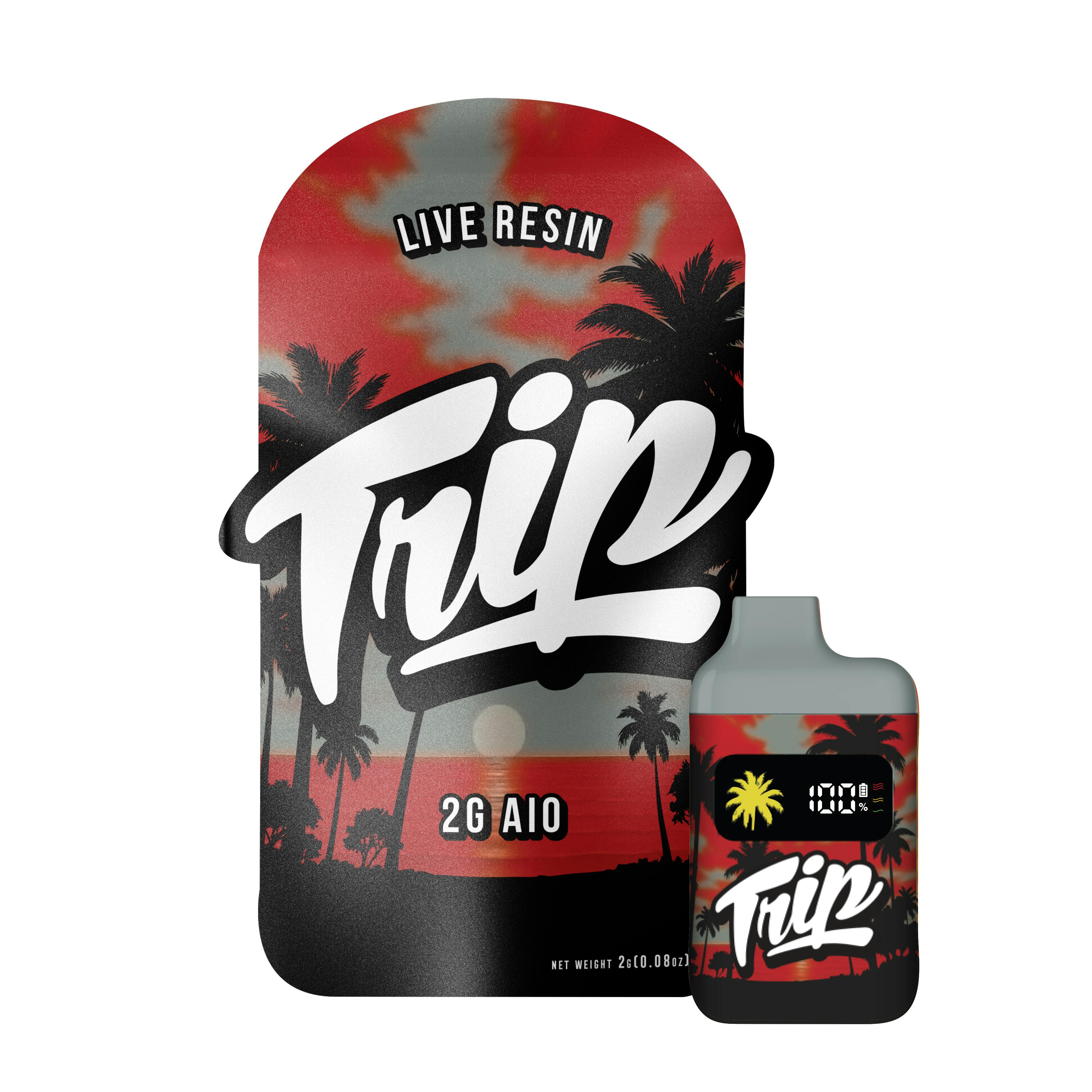 TRIP CANNABIS CO. LIVE RESIN MENDO BREATH DISPOSABLE 2G