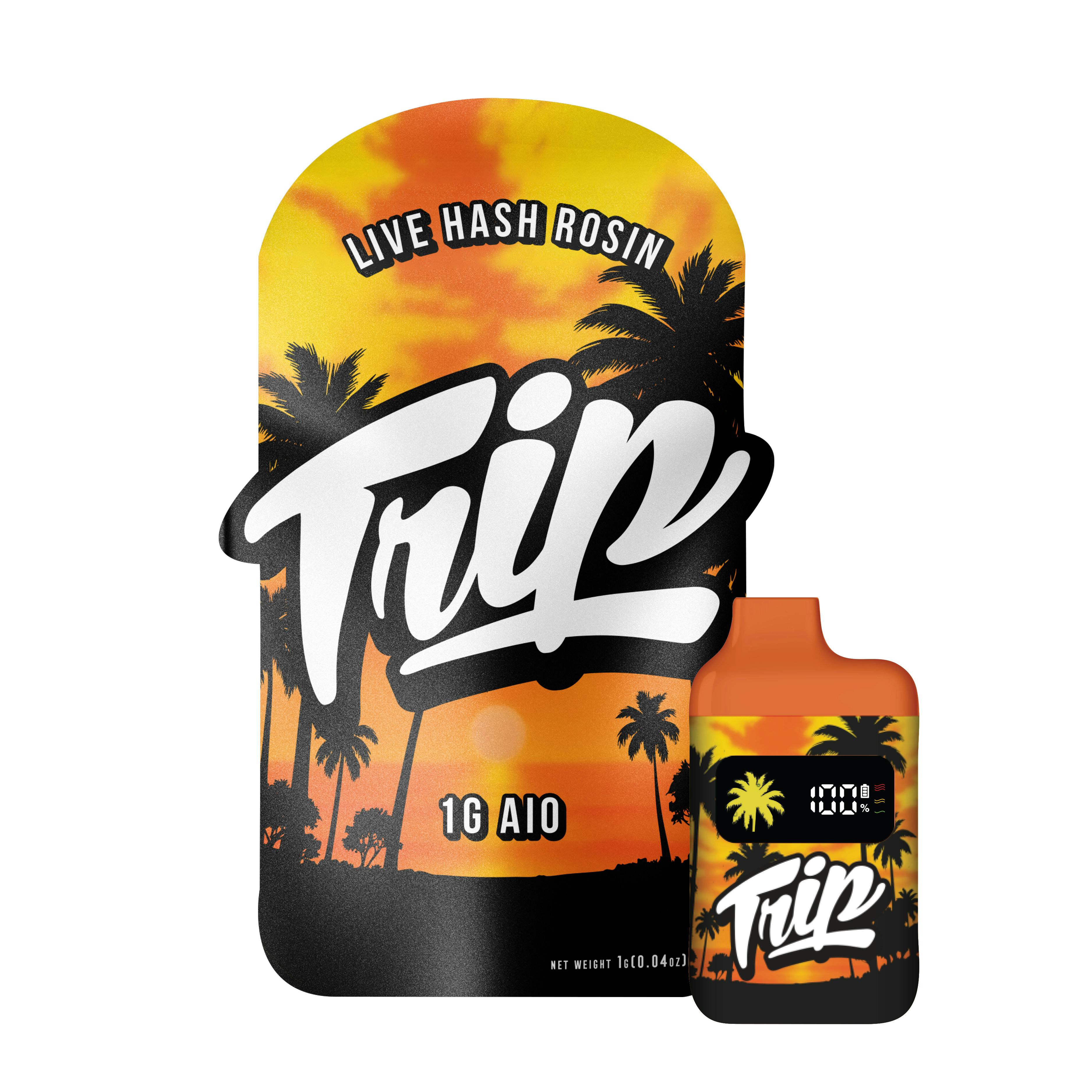 TRIP CANNABIS CO. LIVE ROSIN GRAPE MOCHI DISPOSABLE 1G
