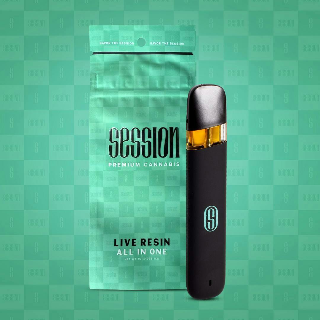SESSION LIVE RESIN DISPOSABLE OG KUSH 1G