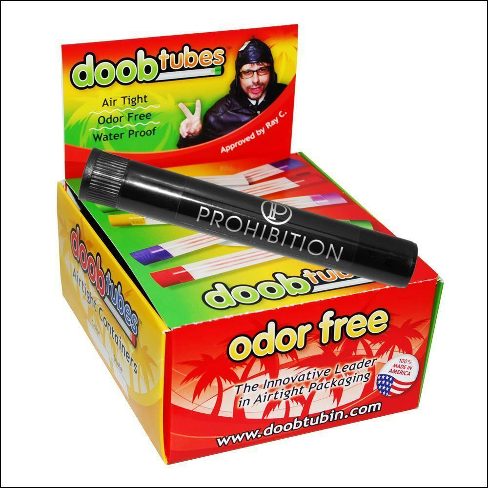 Doob Tubes by Prohibition - 1 1/4" Black