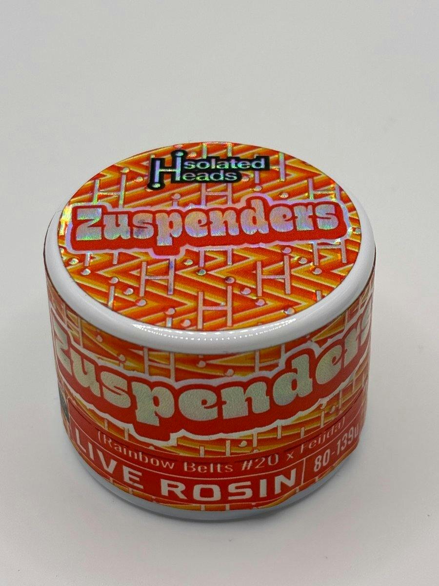 Isolated Heads | 1g Live Rosin | Zuspenders