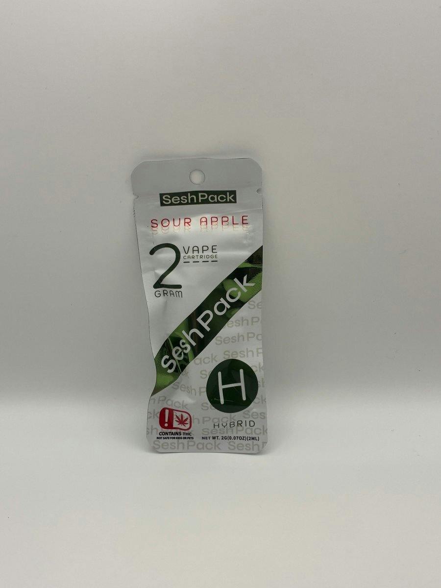 Sesh Pack - 2g 510 Cart - Sour Apple