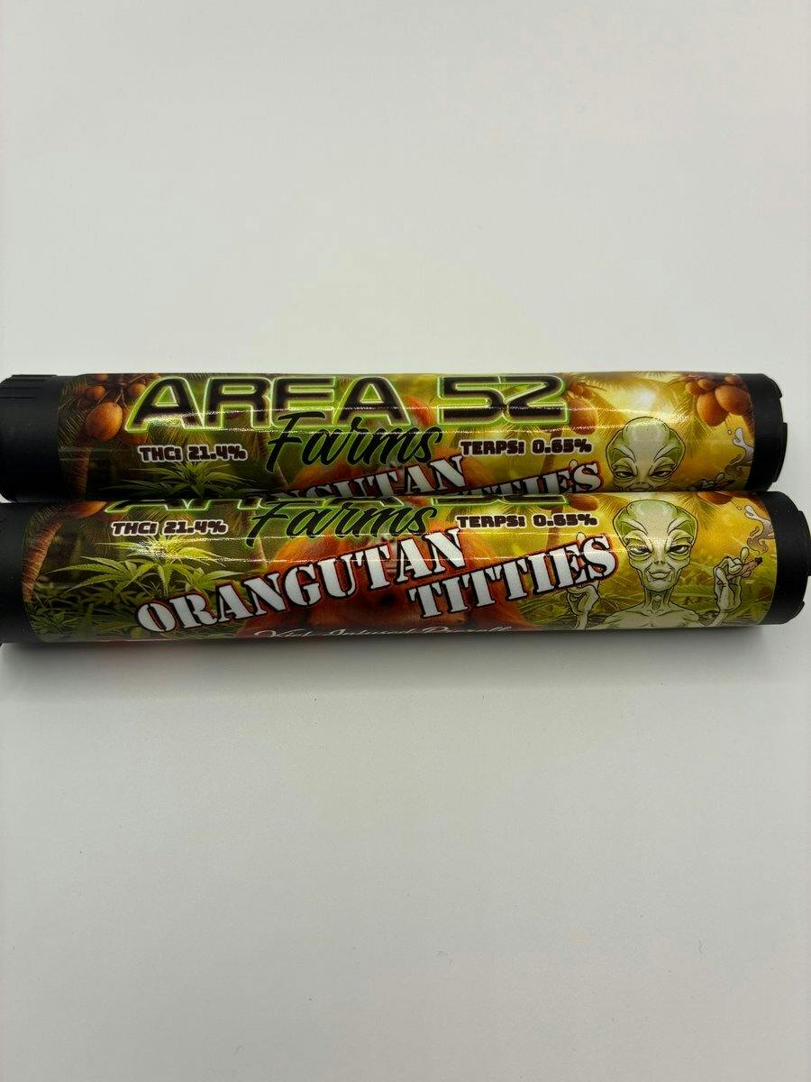 Area 52 | 1g PreRoll | Orangutan Titties