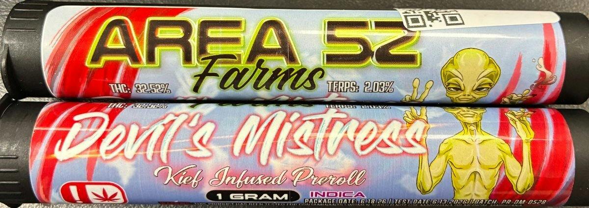 Area 52 | 1g PreRoll | Devil's Mistress