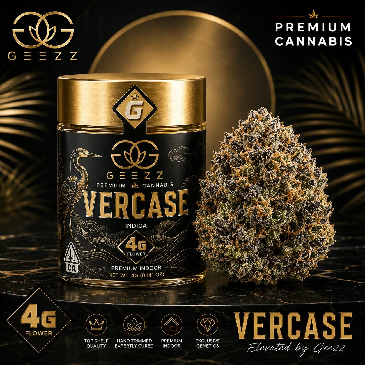 GEEZZ | Versace | 4G Elite Big Buds | Indica |