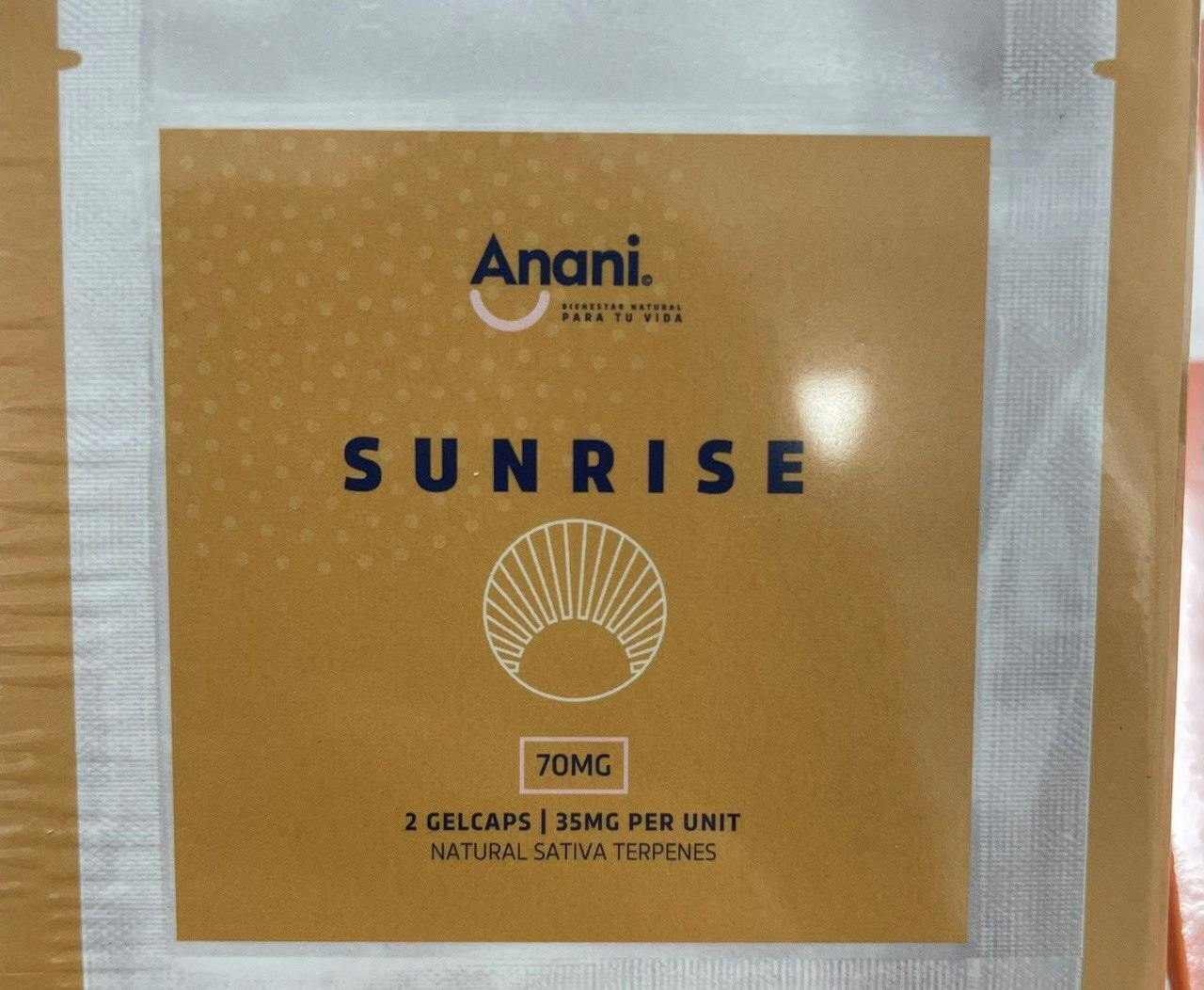 Sunrise Gelcaps 70 mg