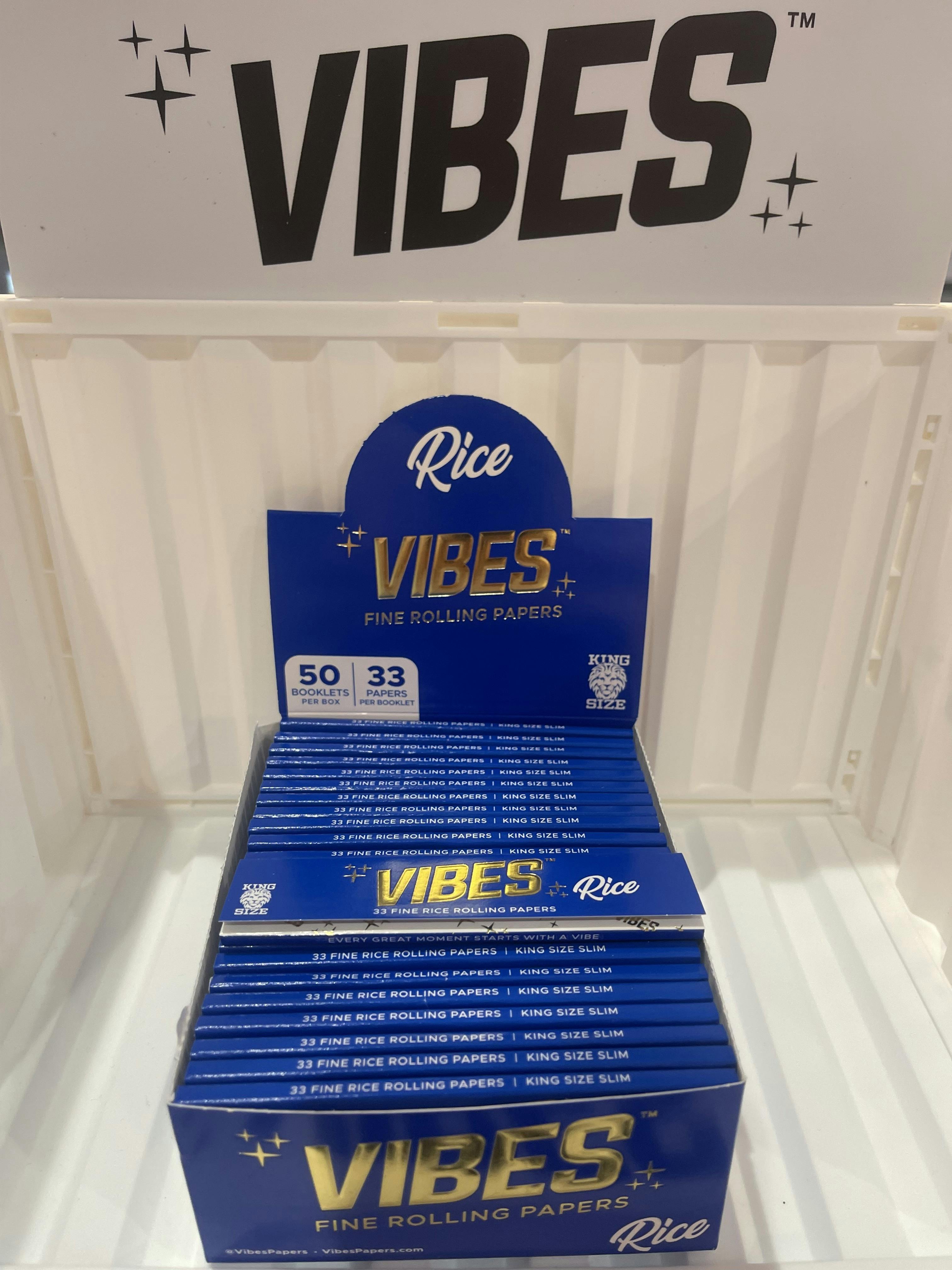 Vibes - King Size - Rolling Paper - Rice