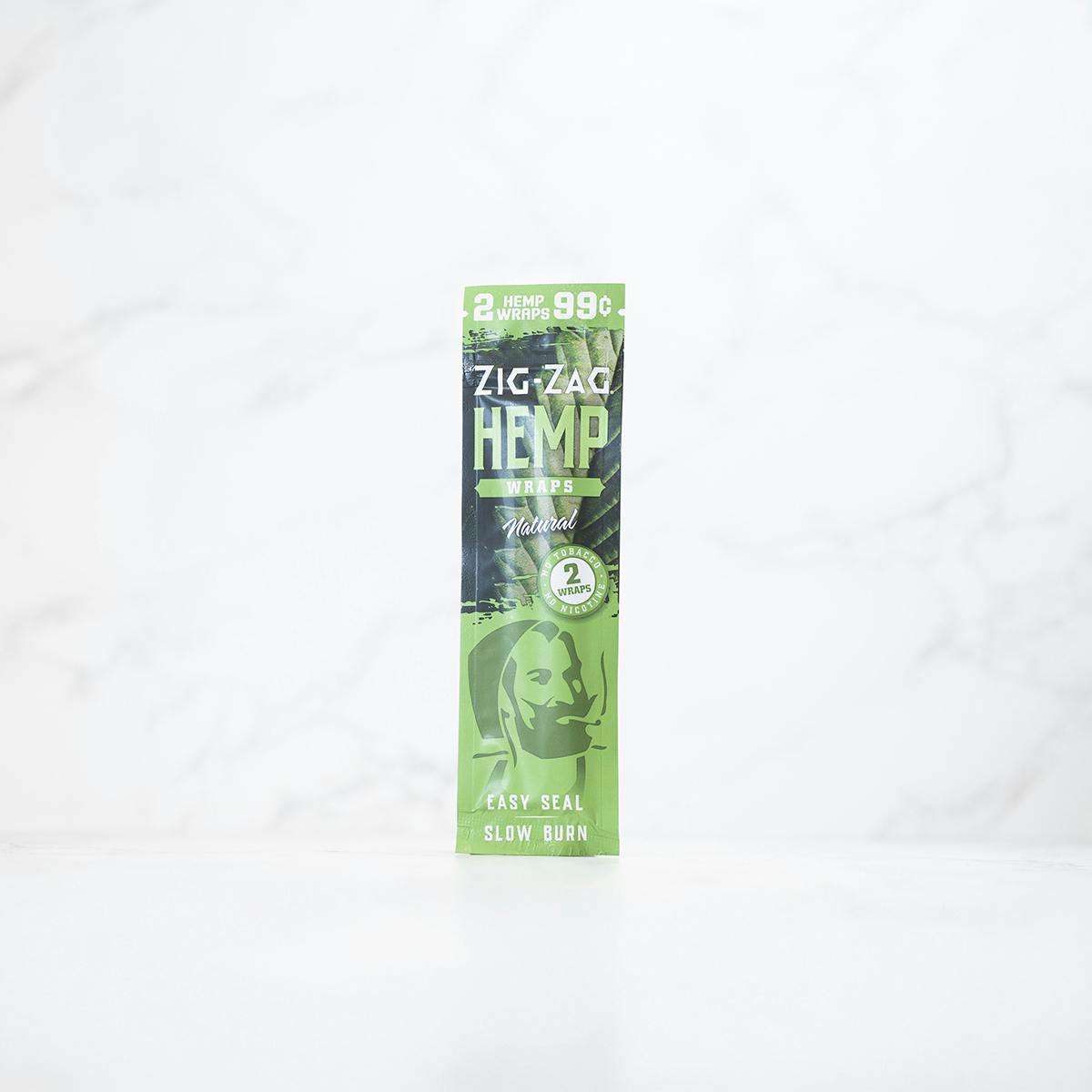 ZIG ZAG - NATURAL - HEMP WRAPS - (2PK)