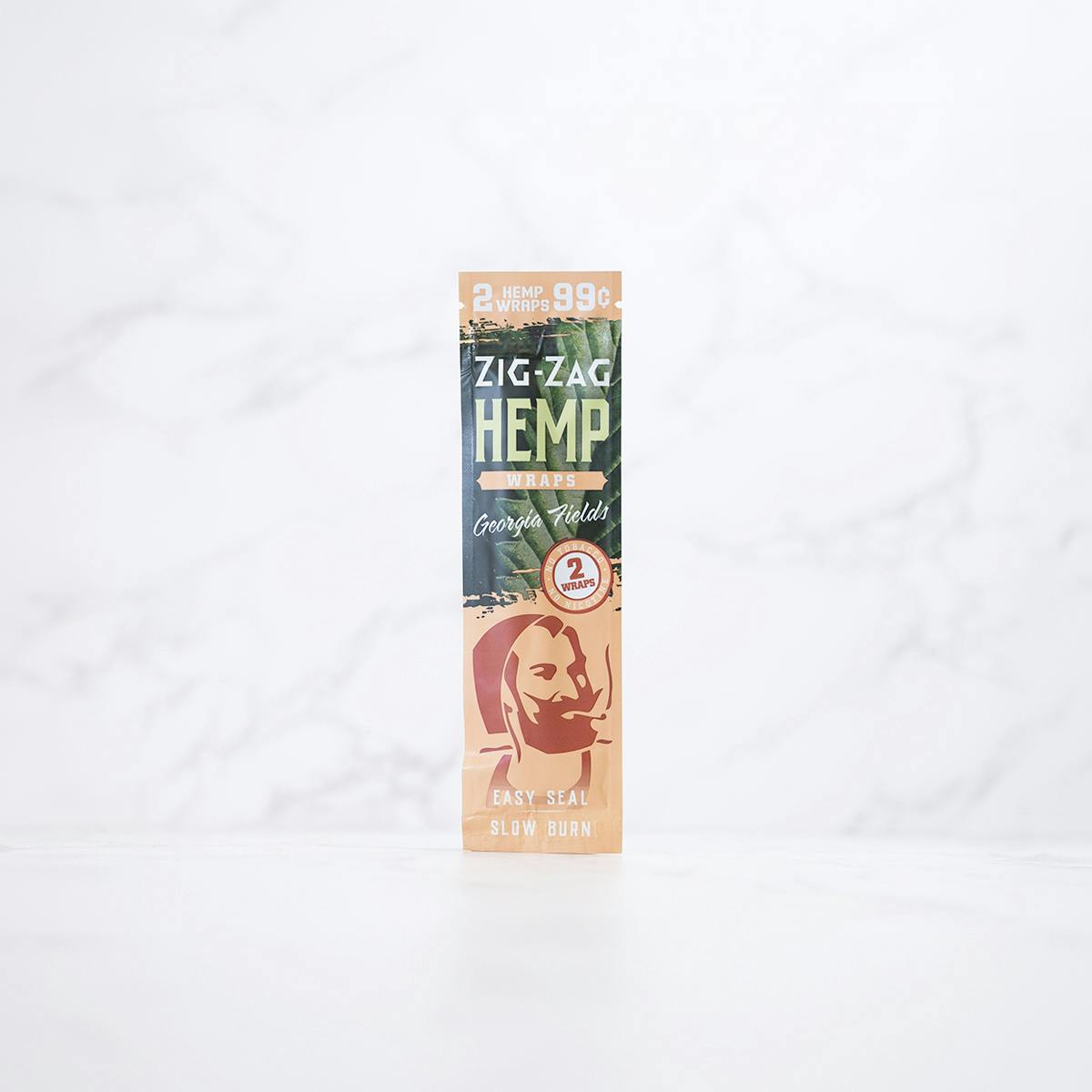 ZIG ZAG - GEORGIA FIELDS - HEMP WRAP - "2 PK"