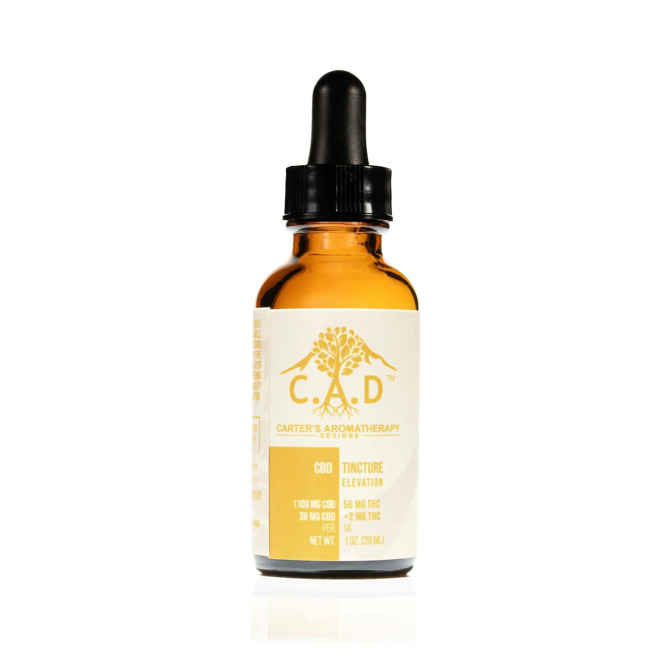 CAD - ELEVATION CBD TINCTURE - 1:22.5 THC/CBD TINCTURE DROPPER - (1 OZ.) - [50:1023MG]