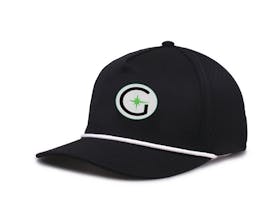 Greenlight G Hat | Black Hat with White Rope