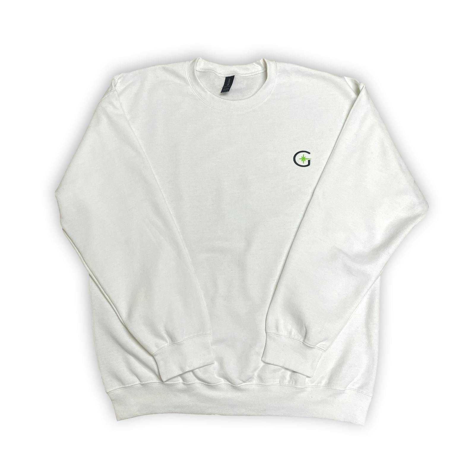 G-Star White Fleece Crew - 2X/Unisex