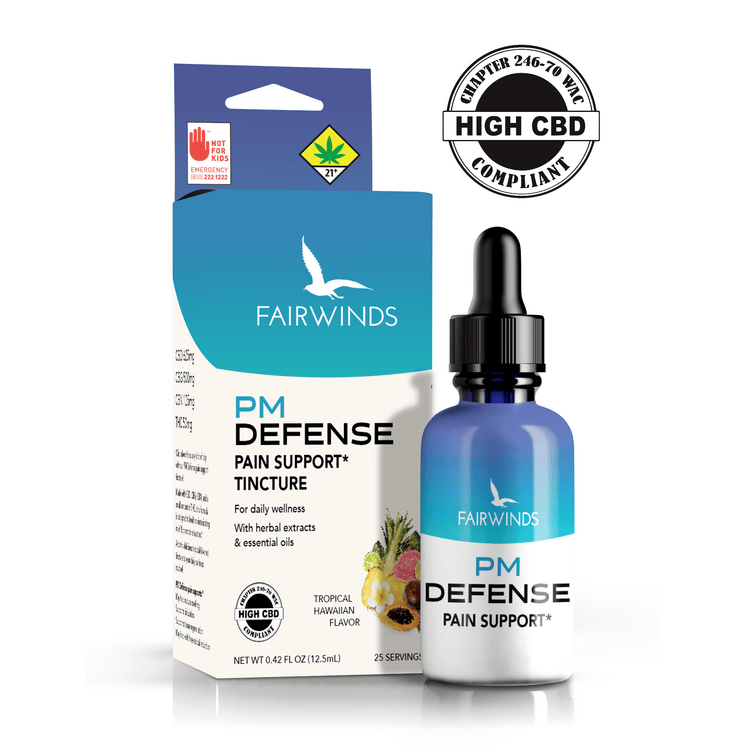 Fairwinds Tincture PM Defense 0.42oz 625mg CBD/625mg CBG/50mg THC