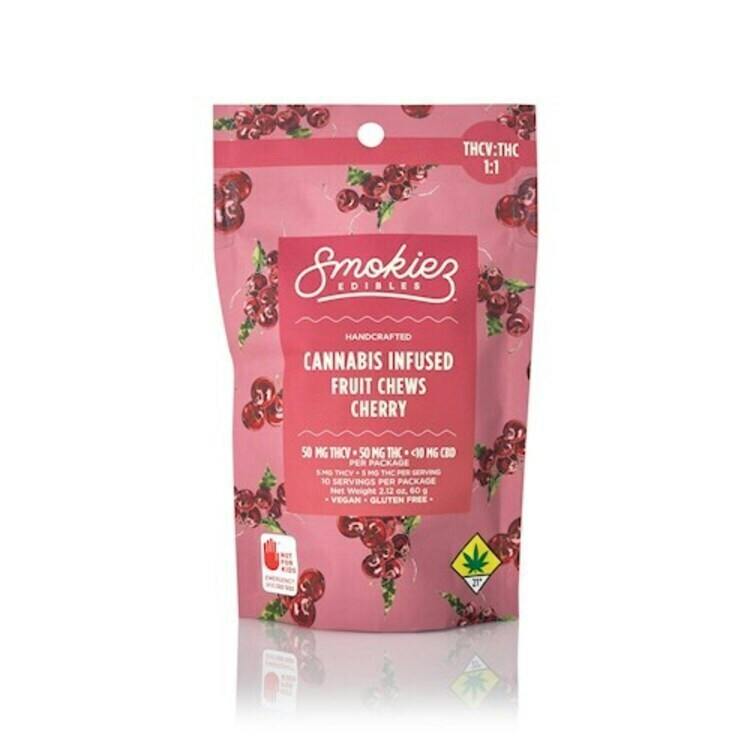 Smokiez Cherry Gummies 10pk THCv Hybrid