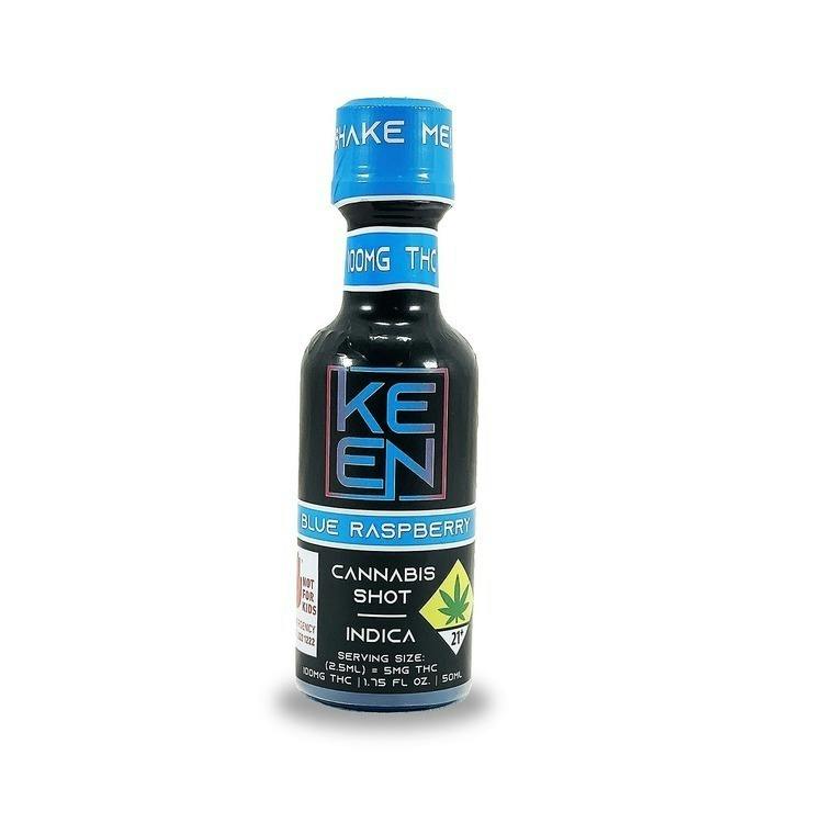 Keen Shot Blue Raspberry Indica 2oz