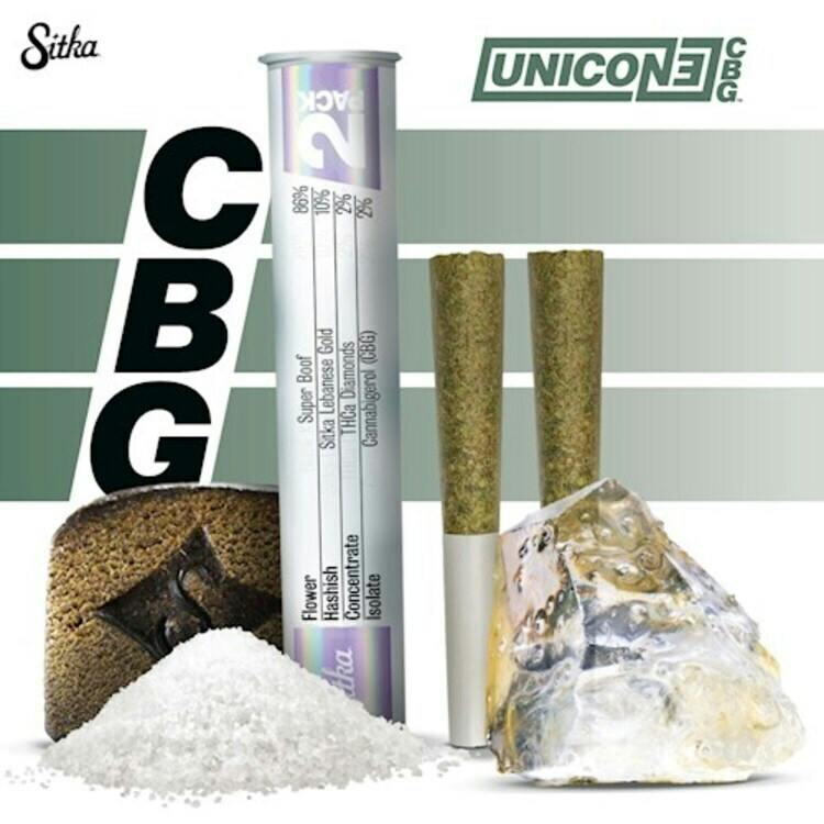 Sitka Infused Maui Wowie CBG 1g